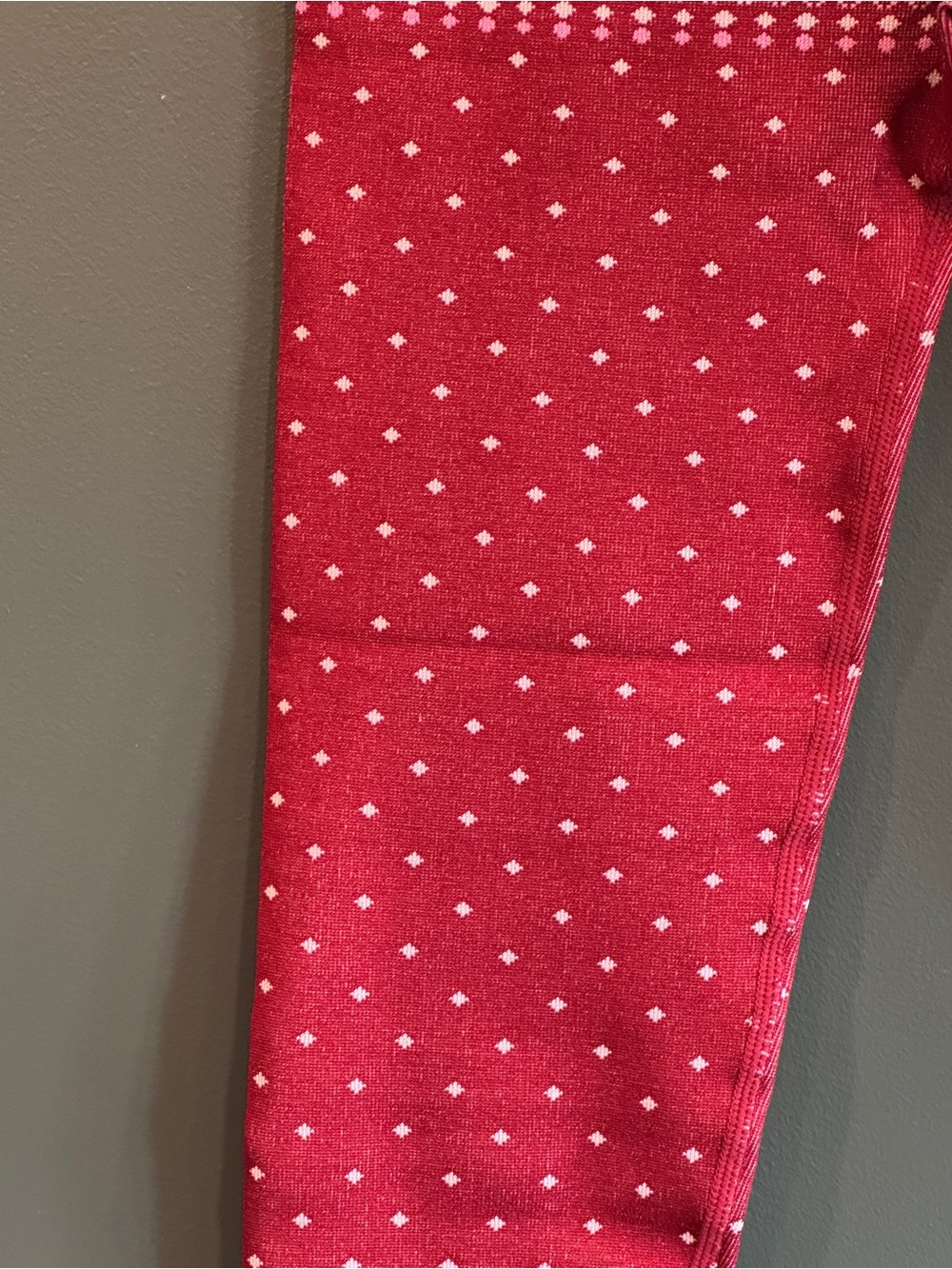 Fabletics Red Patterned High-Waist Leggings - Picture 5 of 16